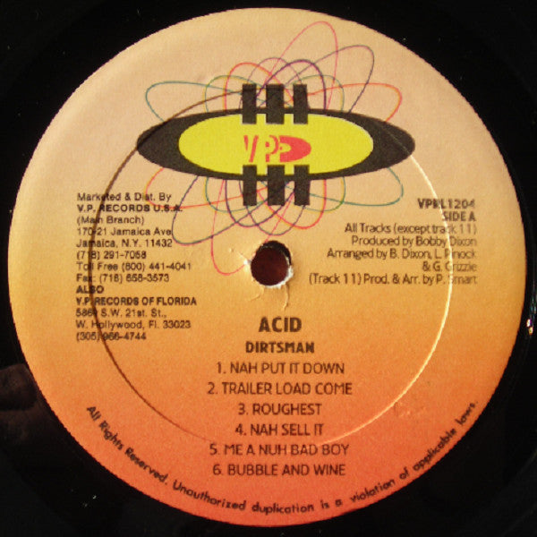 Dirtsman : Acid (LP, Album)