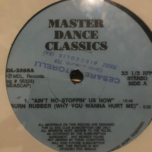 Various : Master Dance Classics (12", Comp, Unofficial)