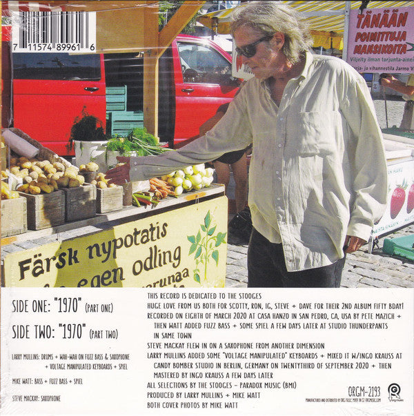 Larry Mullins + Mike Watt : "1970" (Parts One + Two) (7", RSD, Single, Ltd)