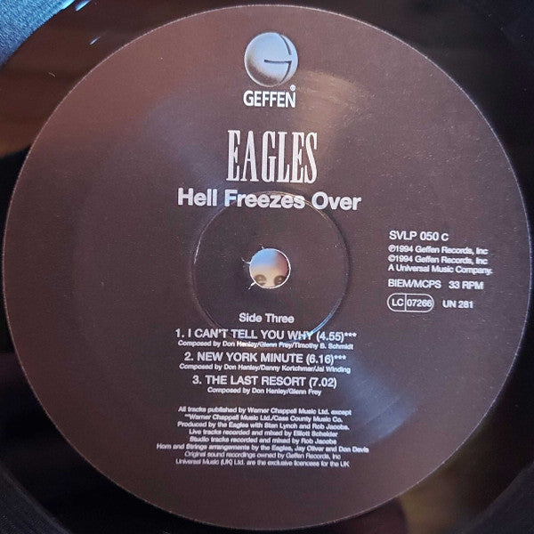 Eagles : Hell Freezes Over (2xLP, Ltd, RE, 180)