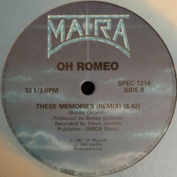 Divine / Oh Romeo : Native Love (Remix) / These Memories (Remix) (12", RE)