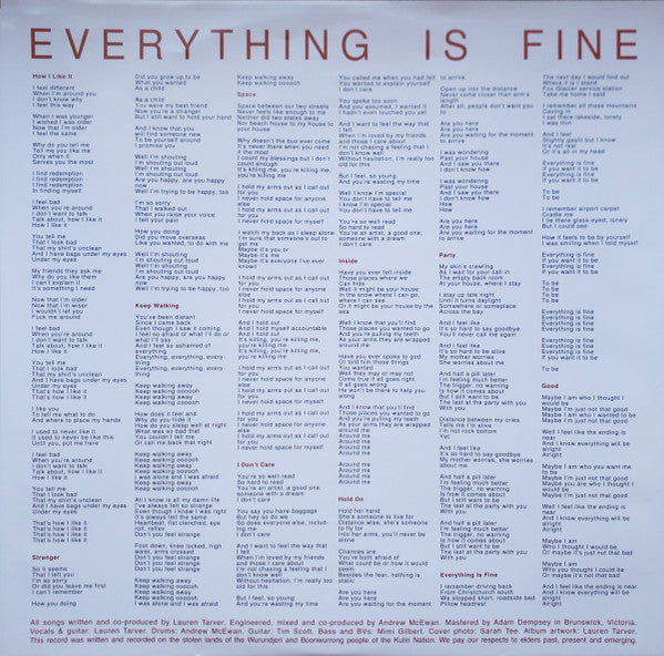 El Tee : Everything is Fine (LP, Album, Ros)