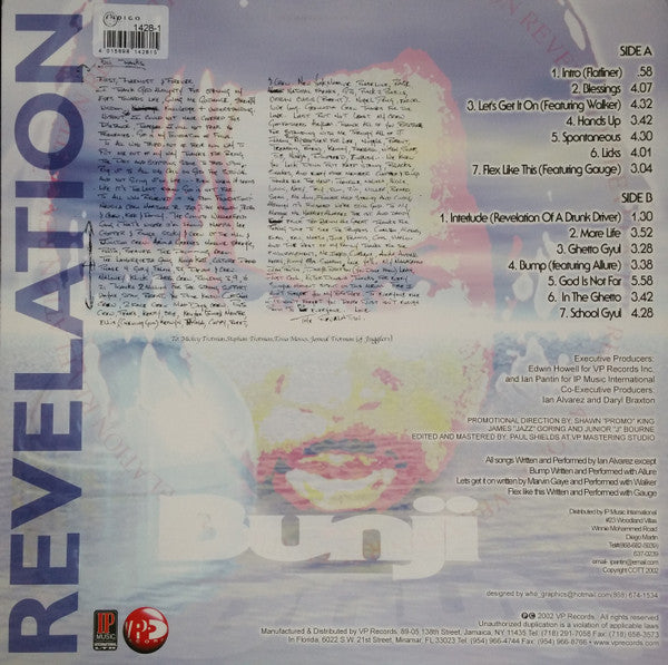 Bunji Garlin : Revelation (LP, Album)