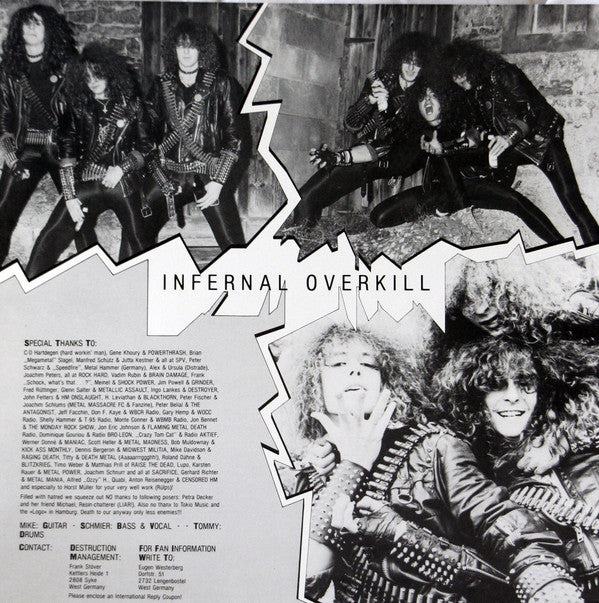 Destruction : Infernal Overkill (LP, Album)