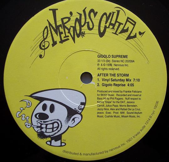 Gigolo Supreme : The Return Of Gigolo Supreme (12")