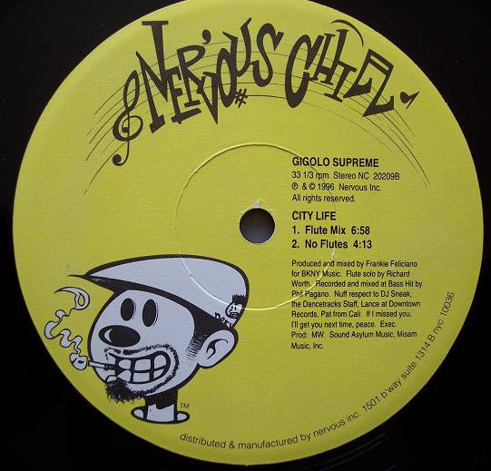 Gigolo Supreme : The Return Of Gigolo Supreme (12")