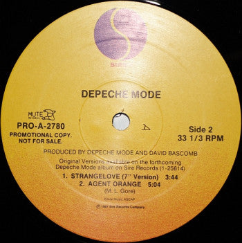 Depeche Mode : Strangelove (12", Single, Promo)