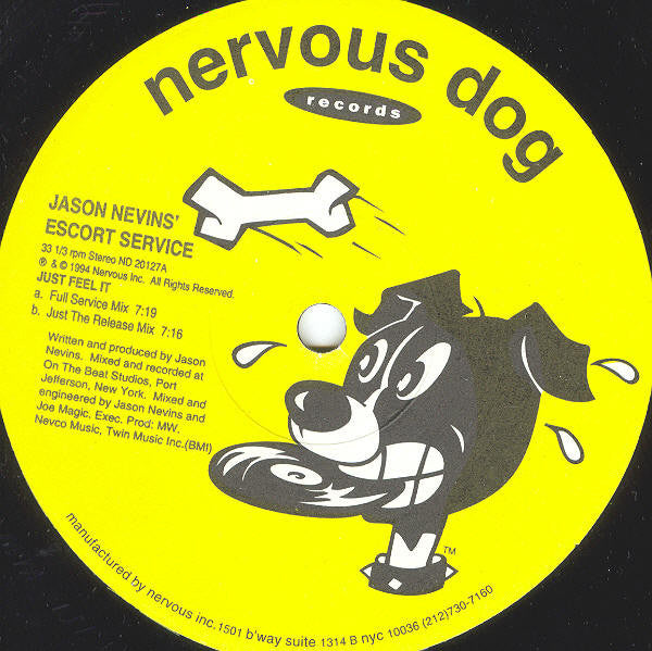 Jason Nevins' Escort Service : Just Feel It (12")