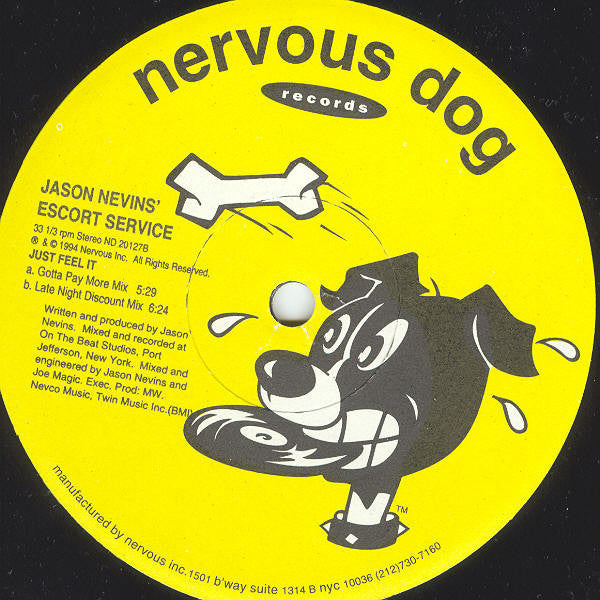 Jason Nevins' Escort Service : Just Feel It (12")