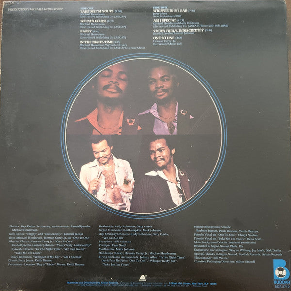 Michael Henderson : In The Night-Time (LP, Album, Ter)