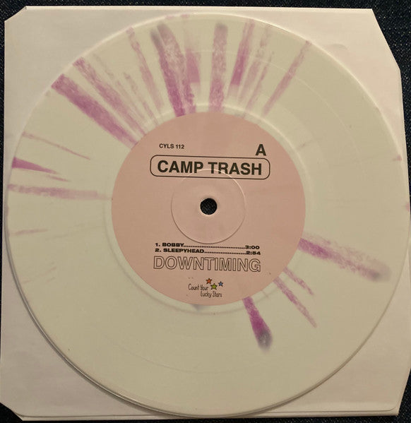 Camp Trash : Downtiming (7", EP, Ltd, RP, Whi)