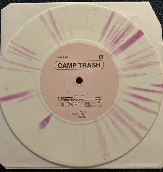 Camp Trash : Downtiming (7", EP, Ltd, RP, Whi)