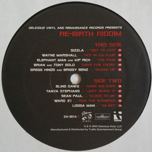 Various : Re-Birth Riddim (2xLP, Comp)