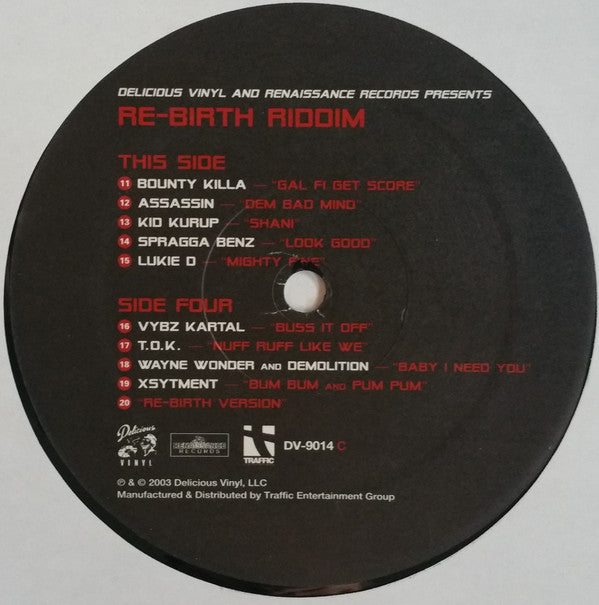 Various : Re-Birth Riddim (2xLP, Comp)