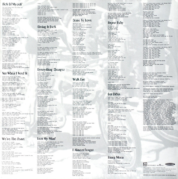 Matthew Sweet : 100% Fun (LP, Album, Ltd, 150)
