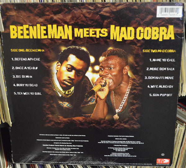 Beenie Man Meets Mad Cobra : Beenie Man Meets Mad Cobra (LP, Album)