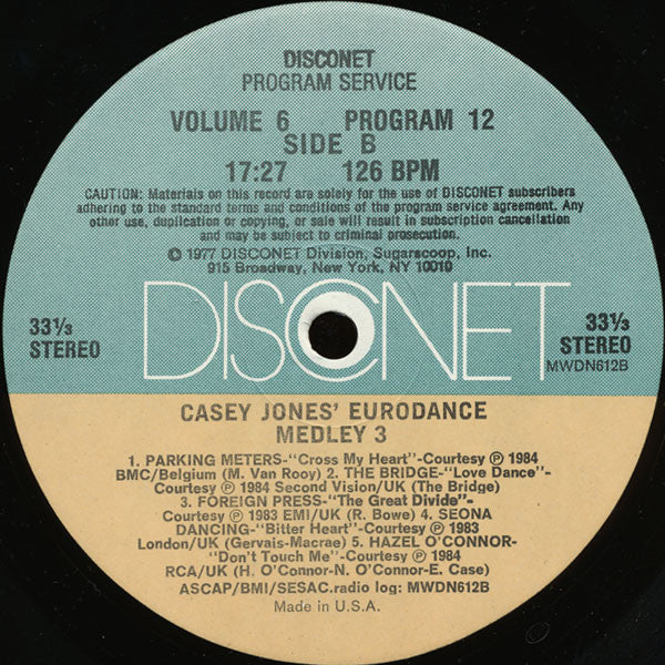 Various : Volume 6 Program 12 (2x12", P/Mixed)