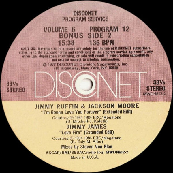 Various : Volume 6 Program 12 (2x12", P/Mixed)