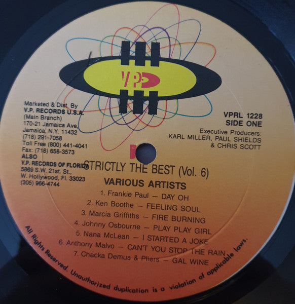 Various : Strictly The Best 6 (LP, Comp)