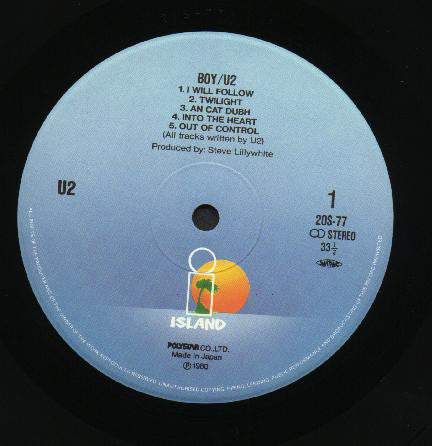 U2 : Boy (LP, Album, RE)