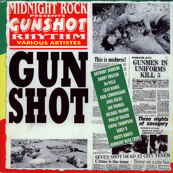 Various : Midnight Rock Presents Gunshot Rhythm (LP, Comp, RP)