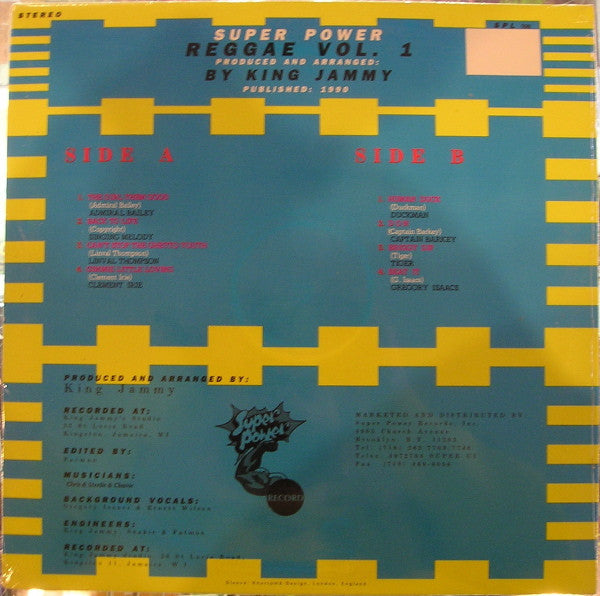 Various : Super Power Reggae Volume 1 (LP, Comp)