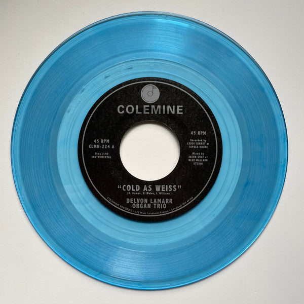 Delvon Lamarr Organ Trio : Cold As Weiss (7", Single, Ltd, Blu)