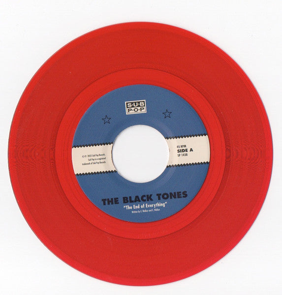 The Black Tones : The End of Everything b/w Mr. Mines (7", Single, Ltd, Red)