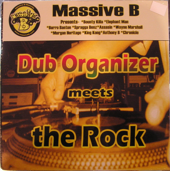 Various : Dub Organizer Meets The Rock (LP, Comp)