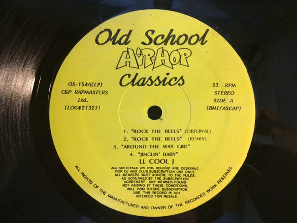 LL Cool J : Old School Hip-Hop Classics (LP, Unofficial)