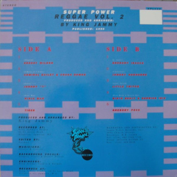 Various : Super Power Reggae Volume 2 (LP, Comp)
