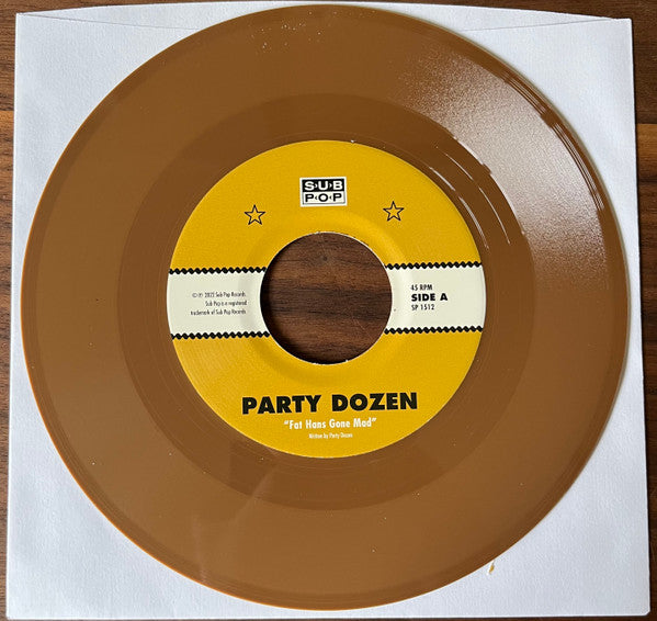 Party Dozen : Fat Hans Gone Mad (7", Single, Club, Ltd, Bro)