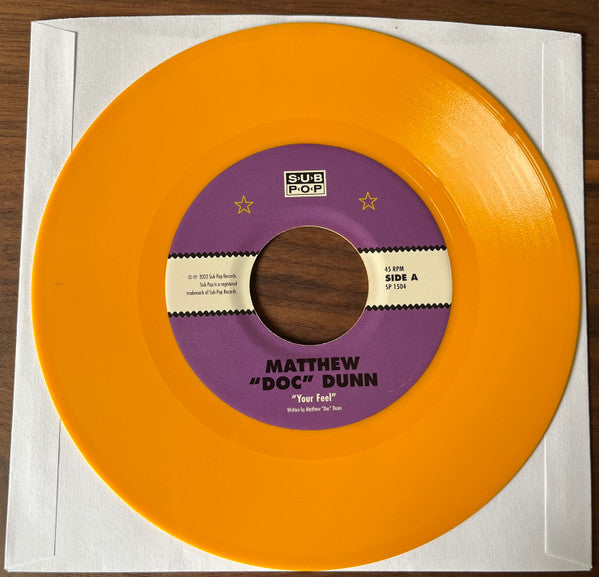 Matthew "Doc" Dunn : Your Feel b/w Look In (7", Single, Club, Ltd, Tan)