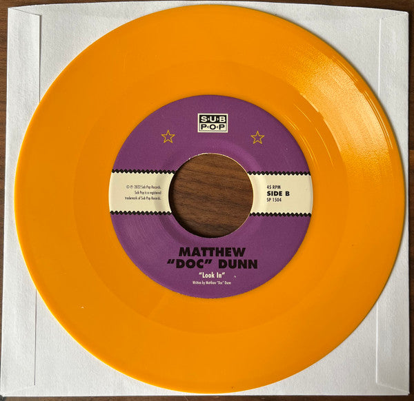 Matthew "Doc" Dunn : Your Feel b/w Look In (7", Single, Club, Ltd, Tan)