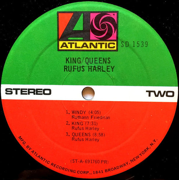 Rufus Harley : King / Queens (LP, Album, PR )
