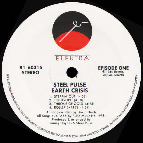 Steel Pulse : Earth Crisis (LP, Album, RE)
