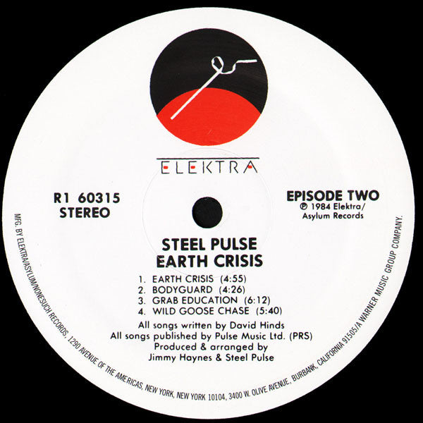 Steel Pulse : Earth Crisis (LP, Album, RE)