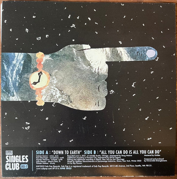 Irreversible Entanglements : Down To Earth b/w All You Can Do Is All You Can Do (7", Single, Club, Ltd, Blu)