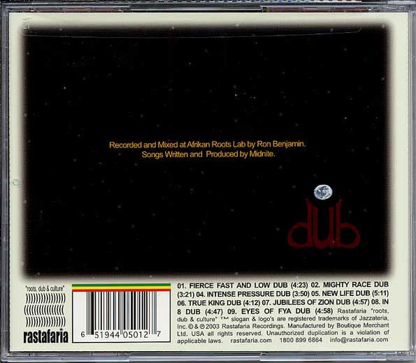 Midnite (2) : Intense Pressure (CD, Album)