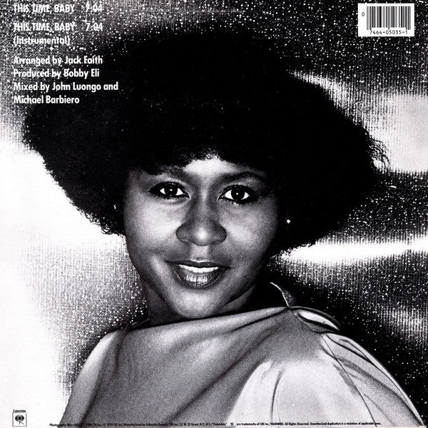 Jackie Moore : This Time Baby (12", RE)