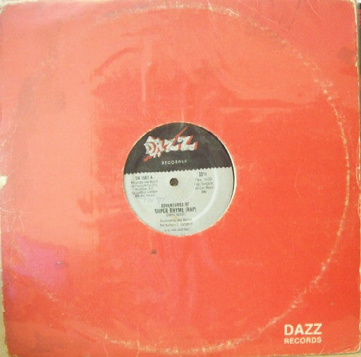 Jimmy Spicer : Adventures Of Super Rhyme (Rap) (12")