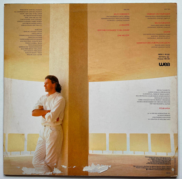 John McLaughlin : Belo Horizonte (LP, Album)