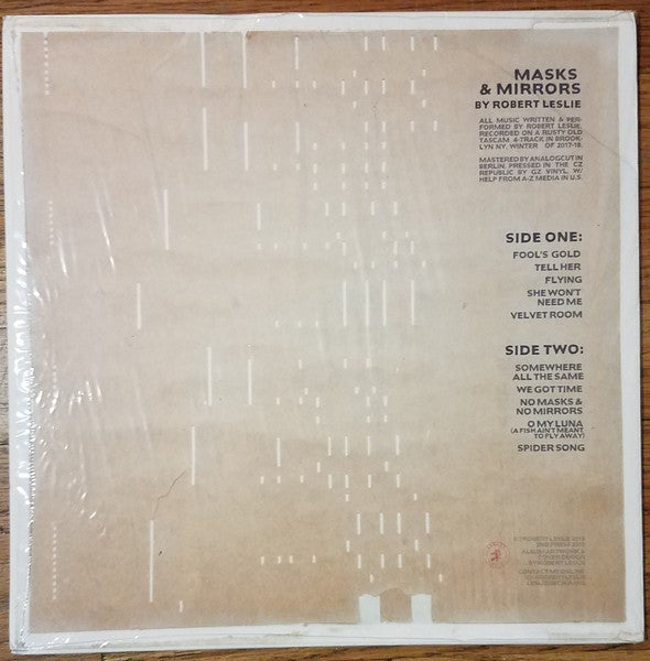 Robert Leslie (6) : Masks & Mirrors (LP, Album, RE, RP)