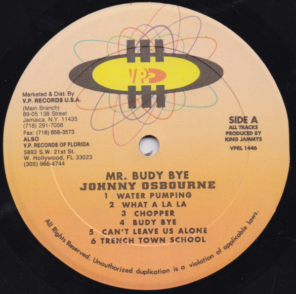 Johnny Osbourne : Mr. Budy Bye (LP, Comp)