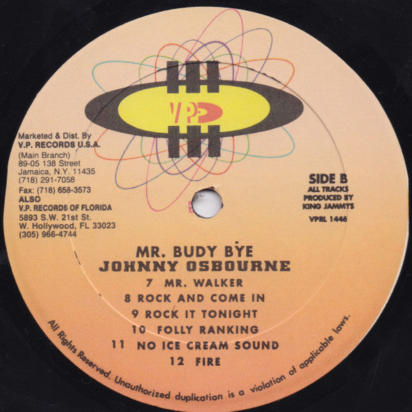 Johnny Osbourne : Mr. Budy Bye (LP, Comp)