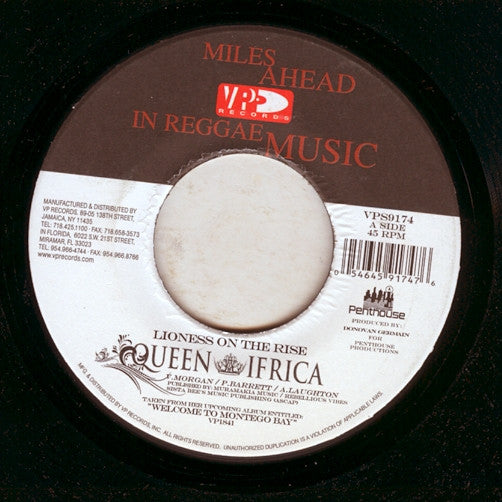 Queen Ifrica : Lioness On The Rise / Coconut Shell (7")