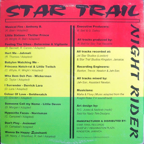 Various : Night Rider (LP, Comp)