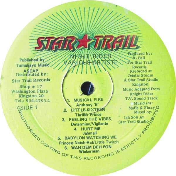Various : Night Rider (LP, Comp)