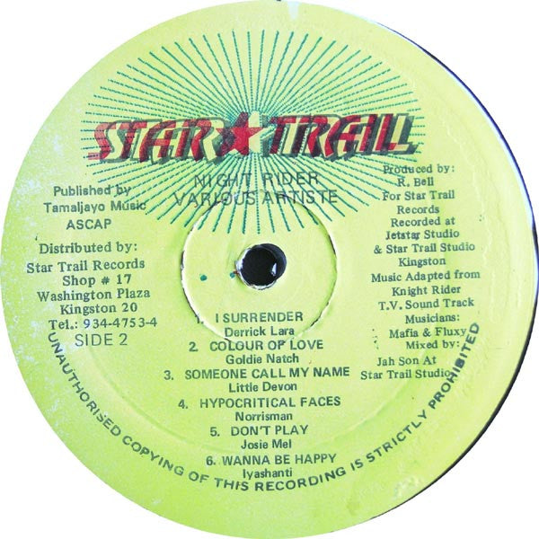 Various : Night Rider (LP, Comp)