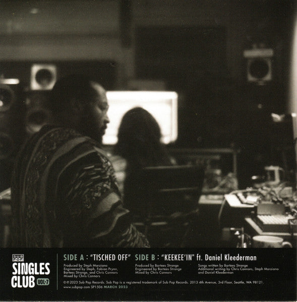 Bartees Strange : Tisched Off / Keekee'in (7", Single, Club, Ltd, Blu)